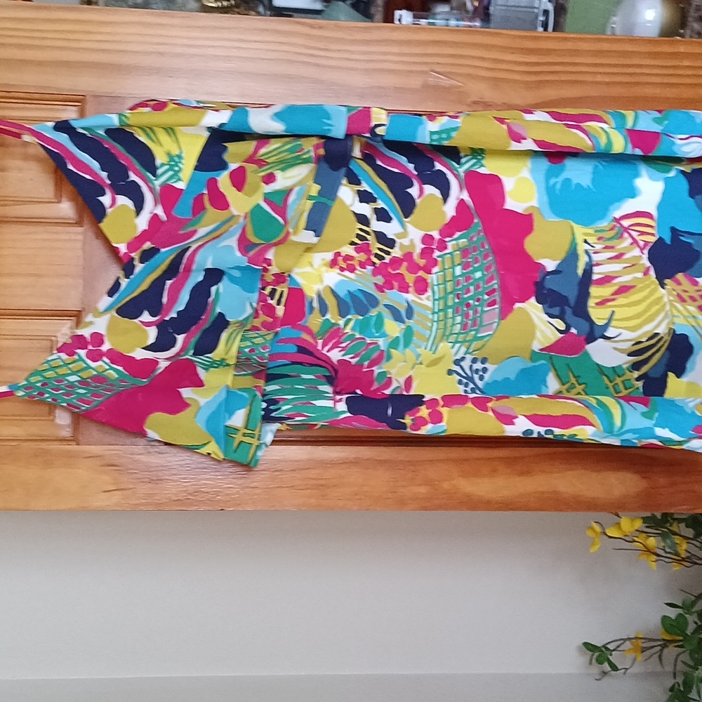 100% Silk J. Crew Print Dress